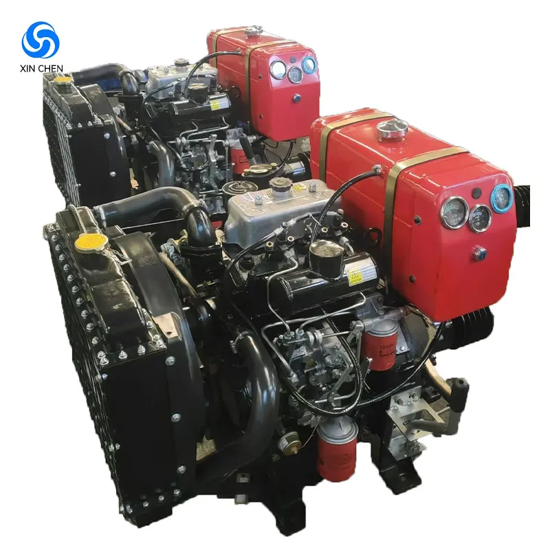 Vendas Diretas de Fábrica de Motor Diesel Comercial Completo Refrigerado a Água de Dois Cilindros