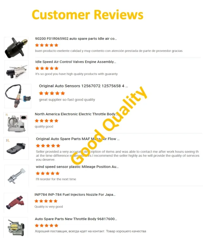 Bons comentários de clientes