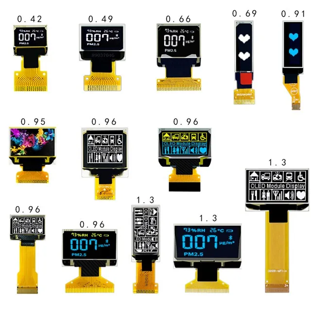 Módulo de Display OLED 0.96 128X64 para Microcontroladores