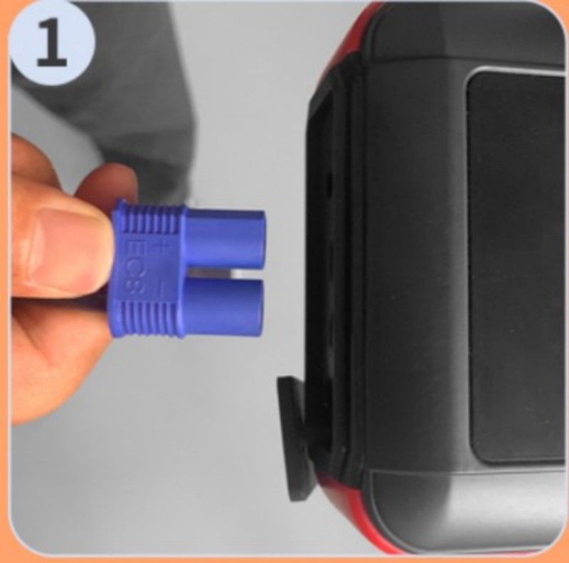Step 1: Connect to the jump starter