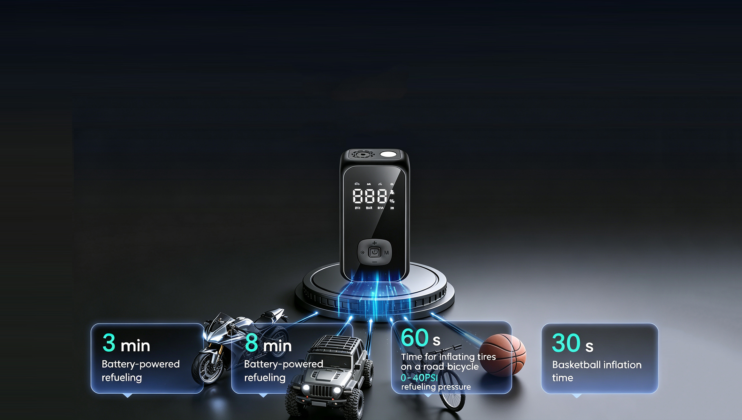 5 Smart Preset Modes and Auto-Stop