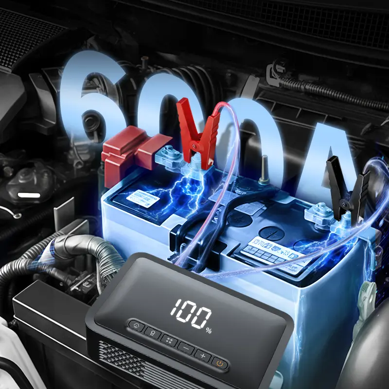 High-Quality SPKSTAR 2-in-1 Portable Car Emergency Jump Starter With Air Compressor Suppliers, Quotation