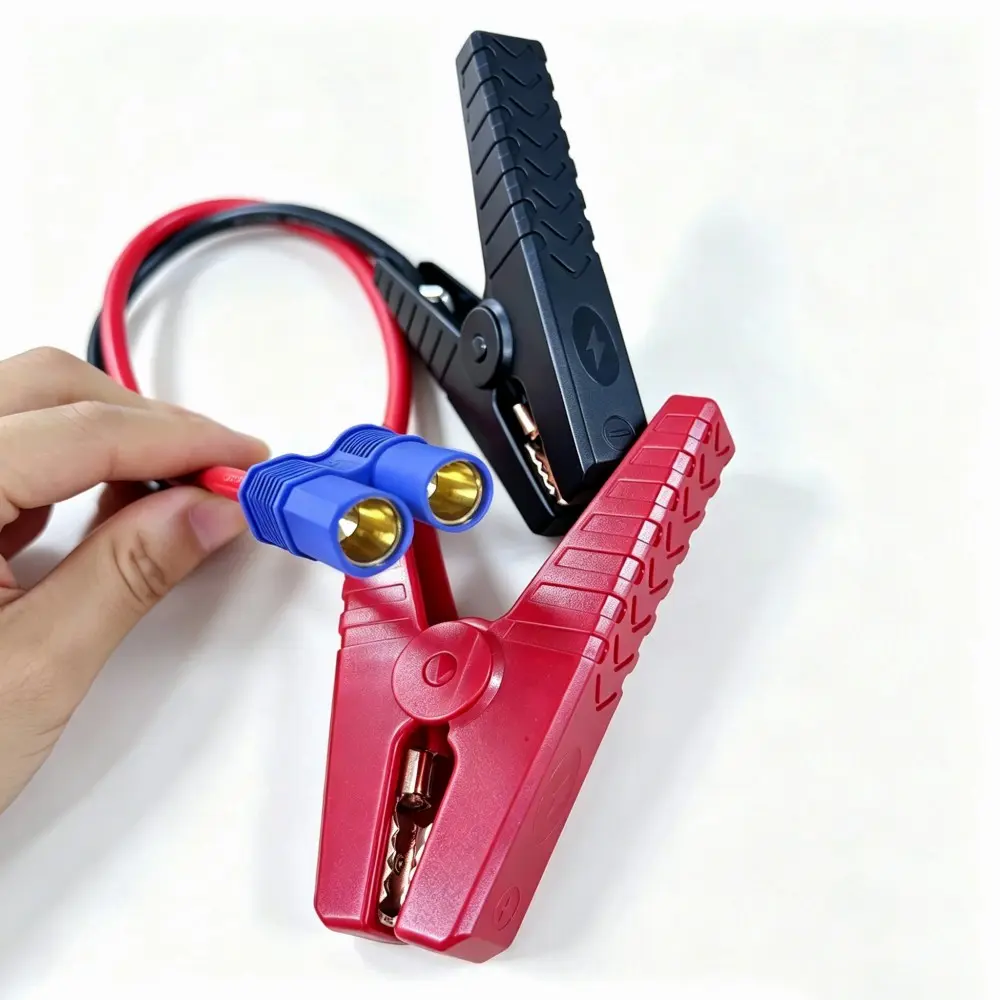 Cheap SPKSTAR 12V 24V Jump Starter Cable Replacement EC8 Alligator Clamps In Stock, Price