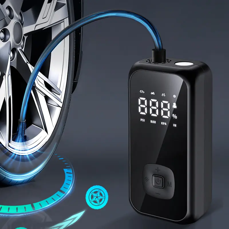 Budget Friendly SPKSTAR 6000mAh Wireless Air Pump Inflator Portable Car Air Compressor Vendor, Vendors