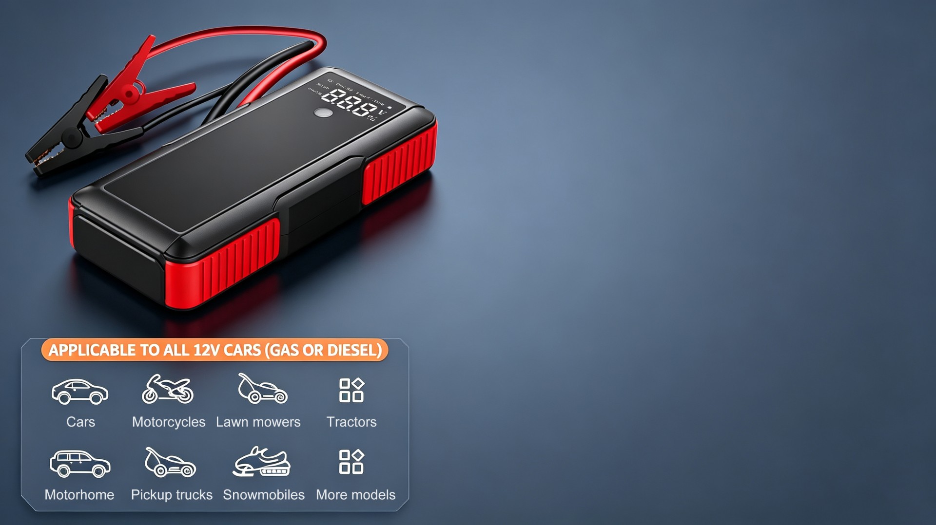 1000A Peak Current Universal Compatibility