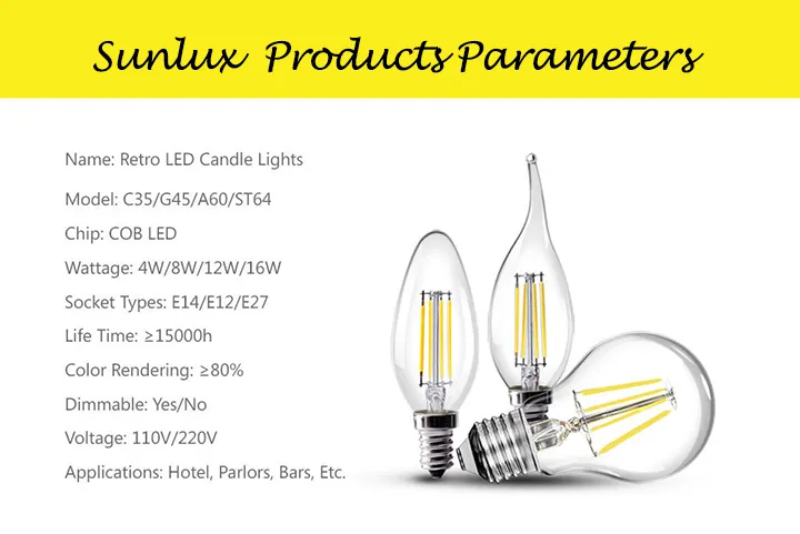 LED Filament Light Bulb