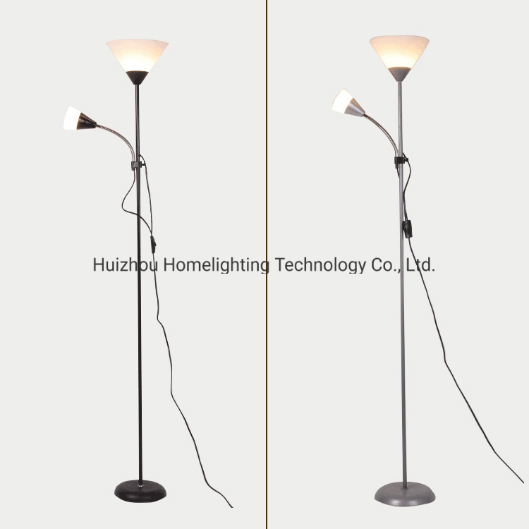 Jlf-24870 Torchiere Floor Standing Lamp with Side Reading Light