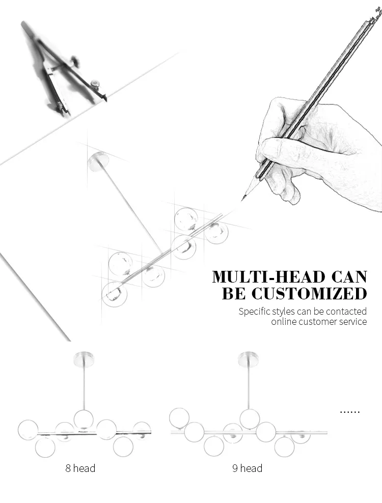 Modern Chandelier Detail 2