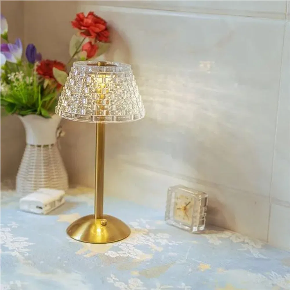 Cordless Table Lamp Rechargeable Touch LED Luxury Large Dable Lamps for Living Room LED Night Light