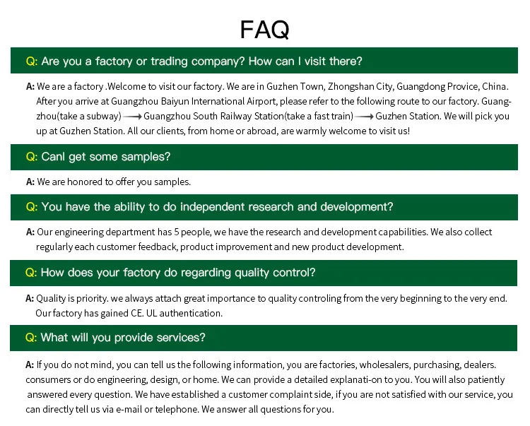 FAQ Reference