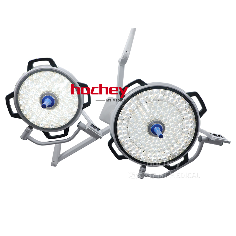 Hospital Surgical Room Double Dome Operation Ceiling Shadowless Lamp
