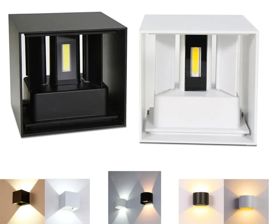 LED wall light detail