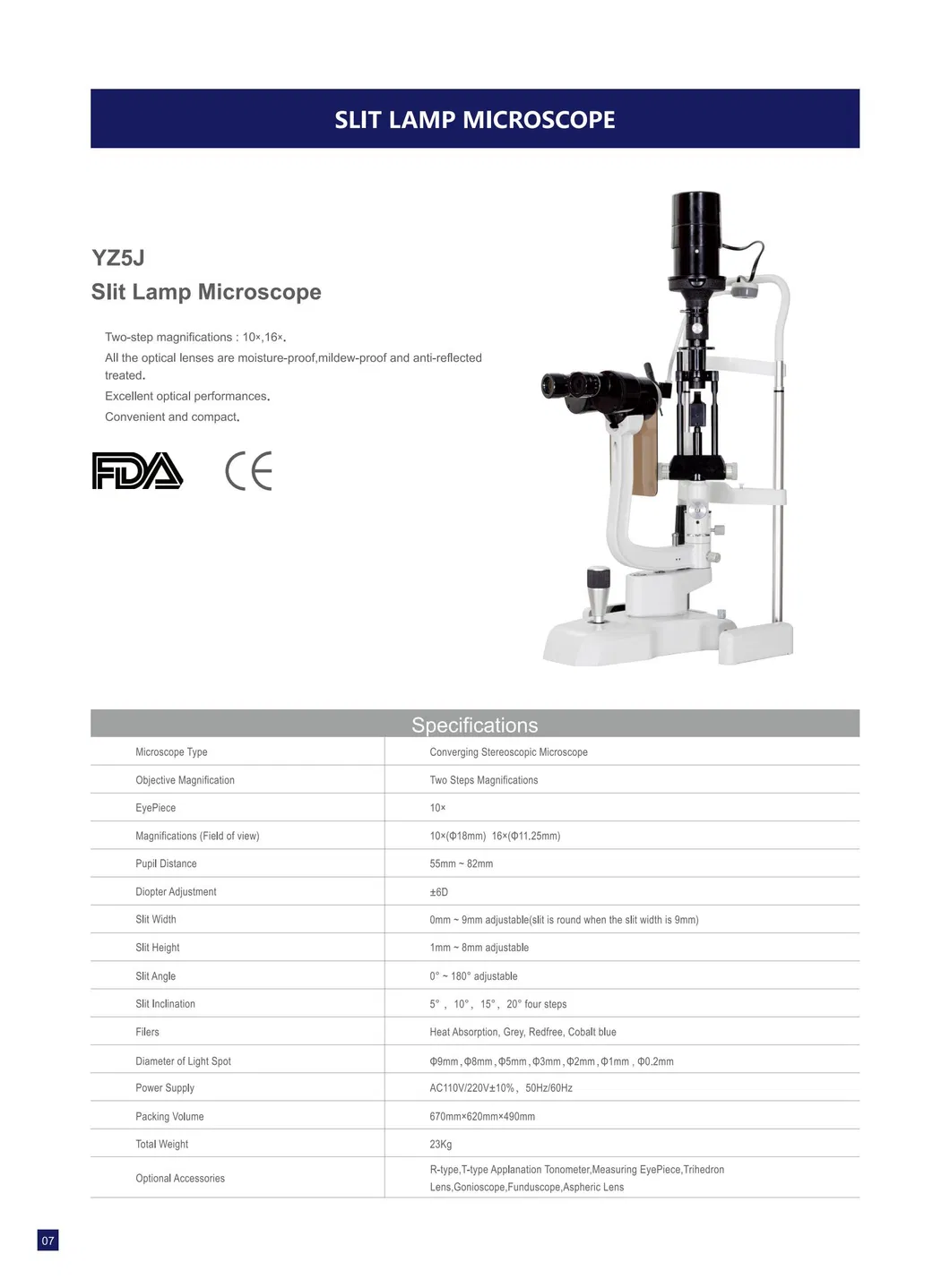 Slit Lamp Magnifications 2