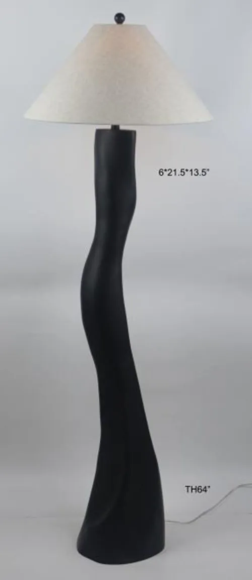 Modern Wood Floor Lamp