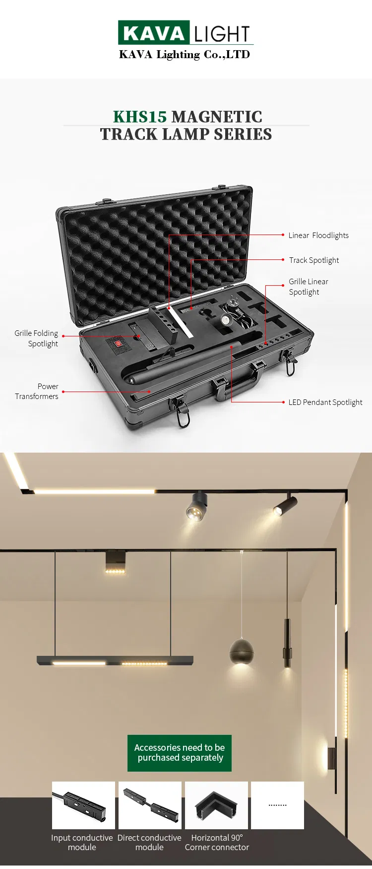 Magnetic Track Light Display 1