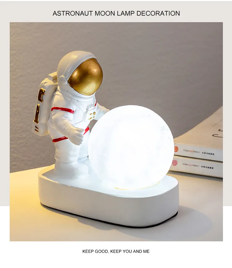 Astronaut Lamp Detail 1