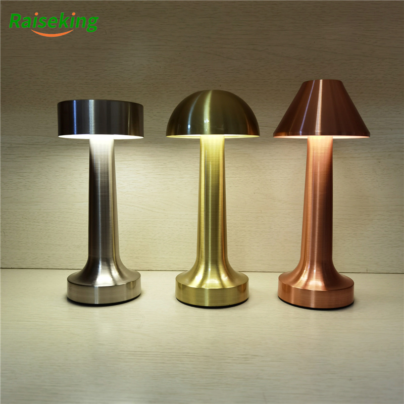 Retro Vintage Touch Sensitive Dimmer Rechargeable Battery Operated Cordless LED Table Lamp