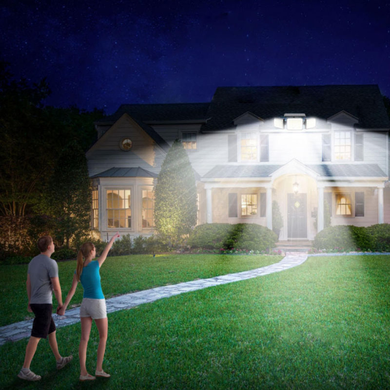 3CCT Changeable PIR Senor CE Outdoor Waterproof Solar LED Wall Lamp