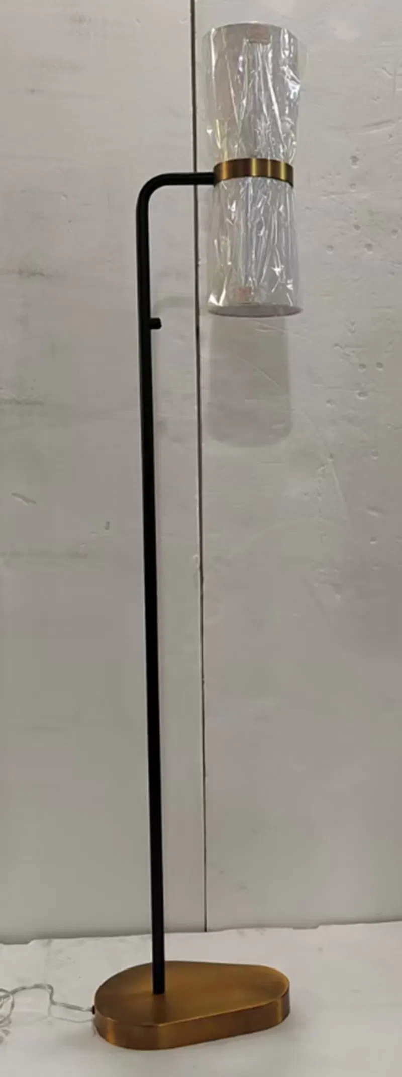 Customized Handmade up and Down Light Torchiere Metal Indoor Decorative Floor Lamp Fabric Lights Hospitality Lights