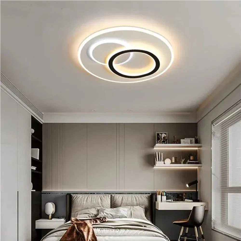 Nordic Simple Corridor Ceiling Lights Living Room Bedroom Dimmable LED Ceiling Light Round Square Rectangle Ceiling Lamp
