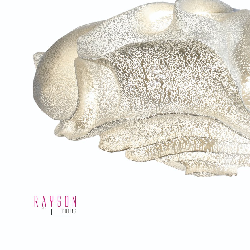 Sleek Stainless Steel Modern Cloud Ceiling Lamp for Stylish Interiors