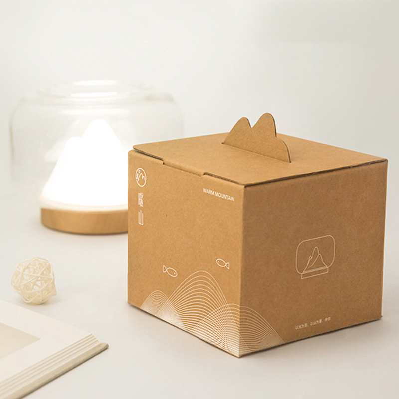 Creative Gift Bedroom Bedside Table Lamp Glass Fish Tank Rockery Lamp