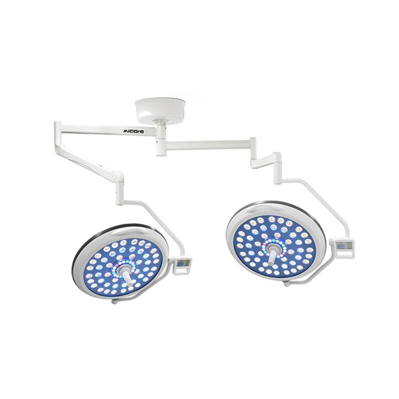 E700/700 LED Surgical Operating Light Ceiling Mounted Double Dome 120000 Lux Shadowless Lamp for Hospital