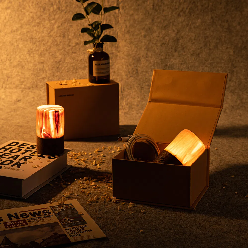 Wood Mood LED Lamp Detail 4