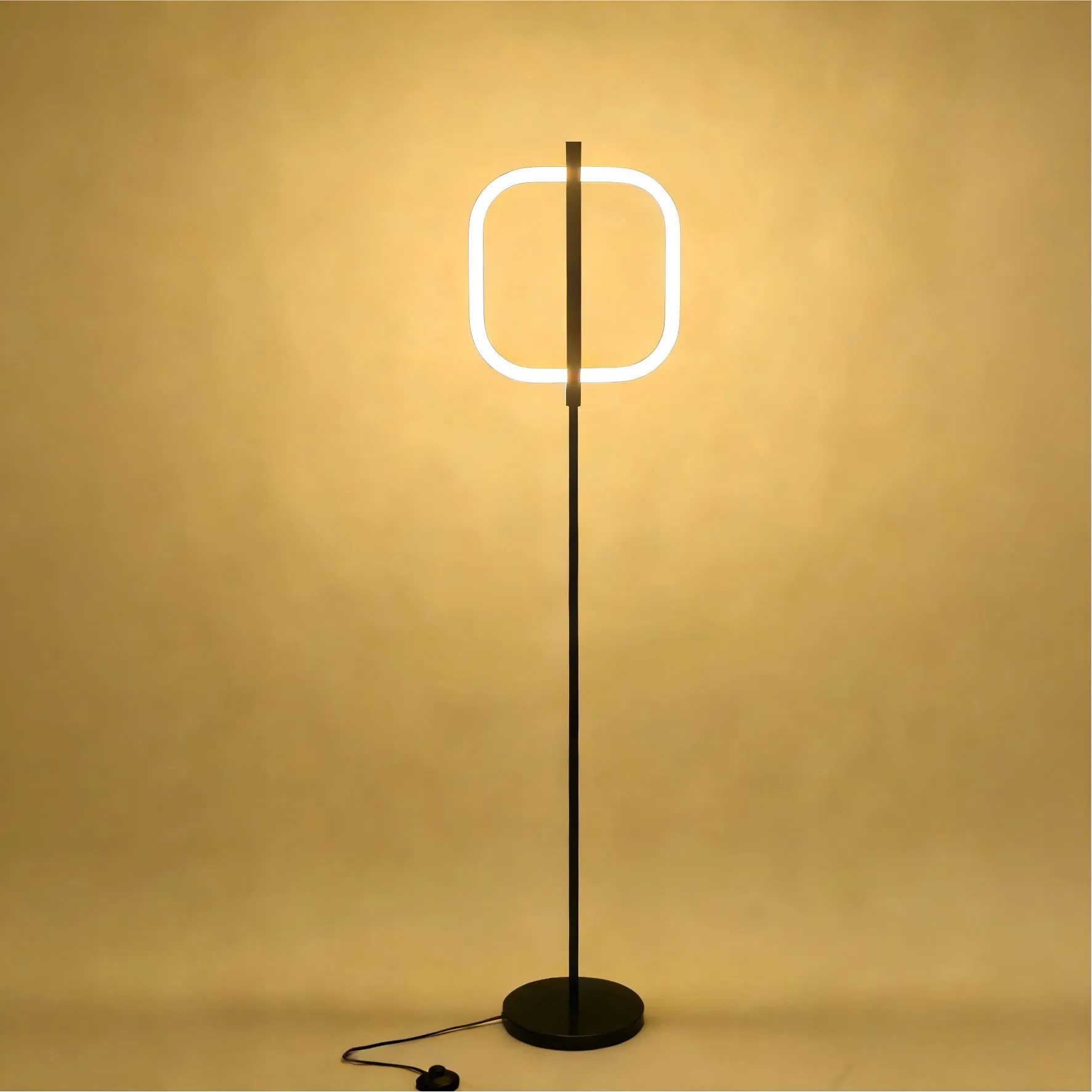Modern Standing Floor LED Lamp 360° Illumination with acrylic Shade for Livingroom