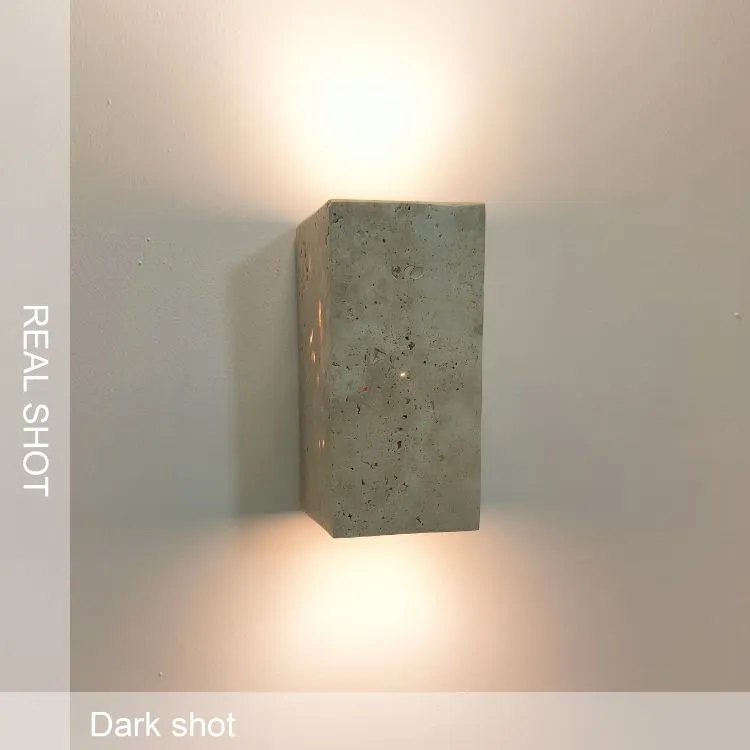 Modern Design Real Travertine Stone Indoor Wall Lamp
