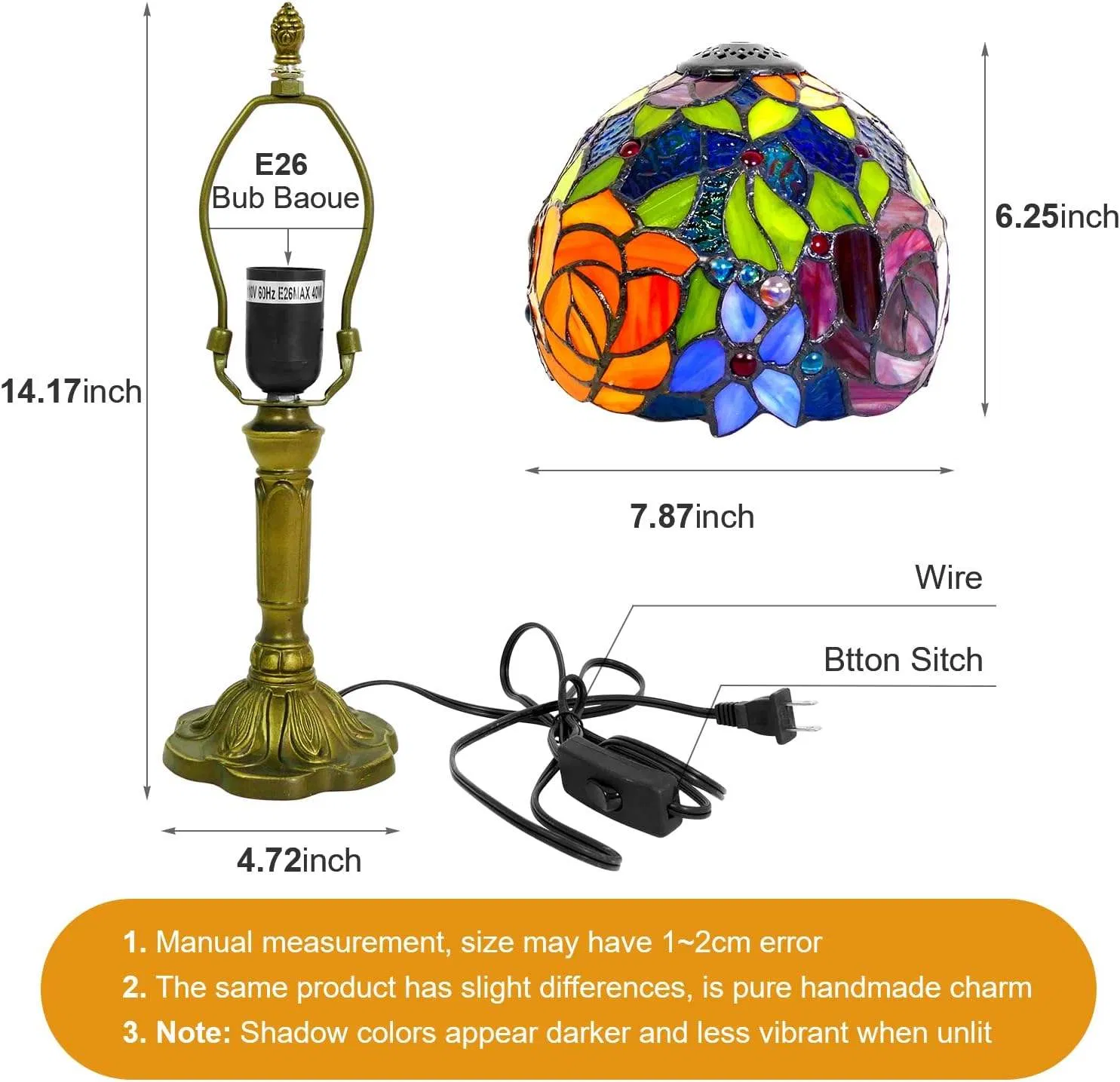 Stained Glass Lamp Shade