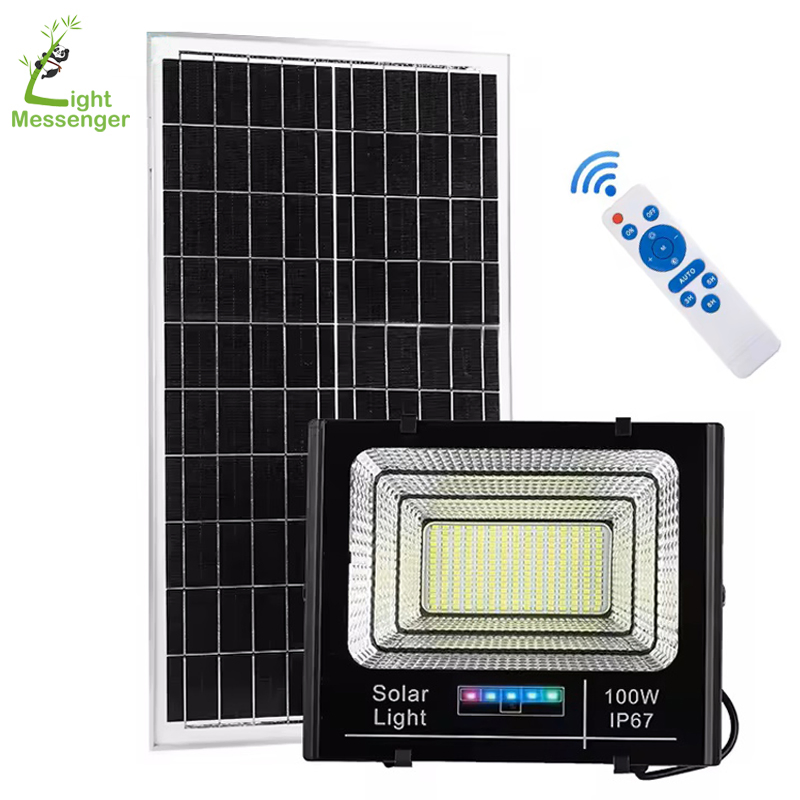 Best Seller Factory Price 100W 200W 300 Watt 400W 800W 1000W Outdoor Focos Wall Street Solar Reflector Solar Powered Flood Light Outdoor LED Solar Flood Lamp