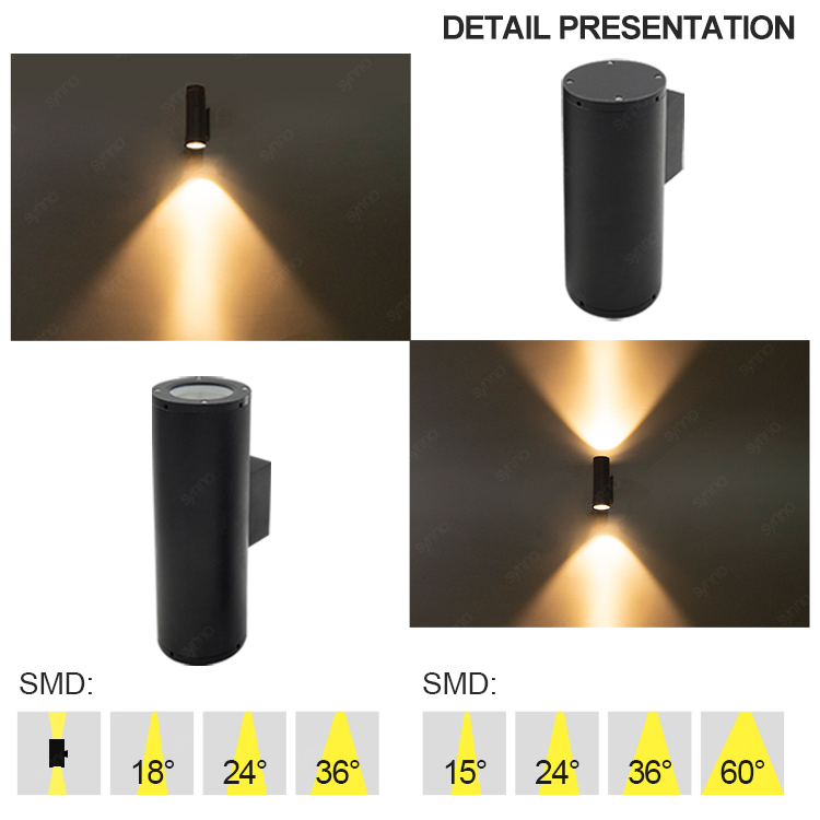 Modern LED Wall Light up Down Lighting Indoor Outdoor Wall Lamps