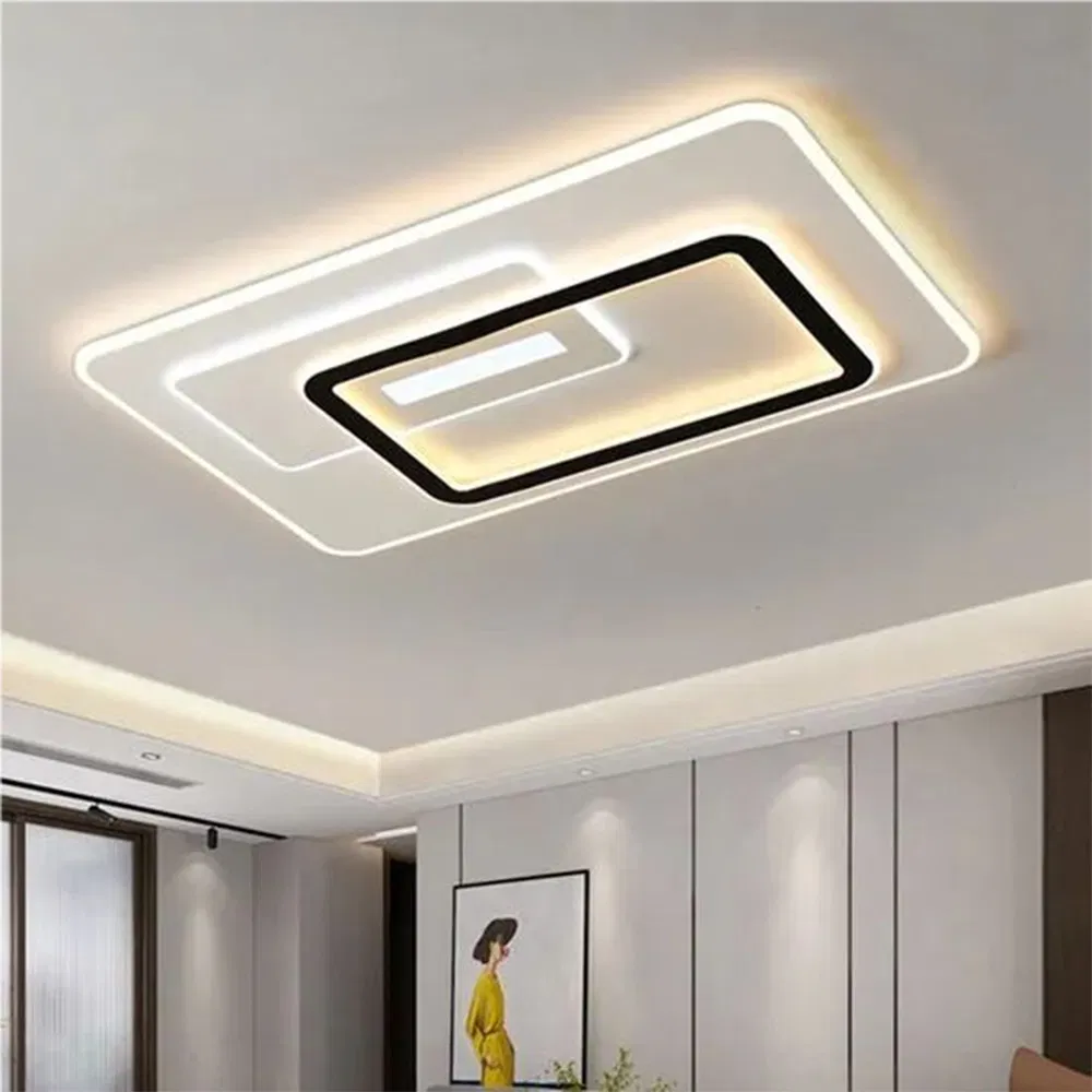 Nordic Simple Corridor Ceiling Lights Living Room Bedroom Dimmable LED Ceiling Light Round Square Rectangle Ceiling Lamp