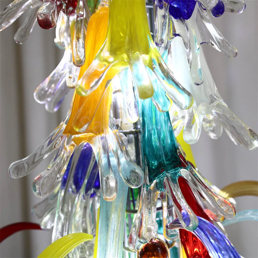 Blown Glass Floor Lamp 5