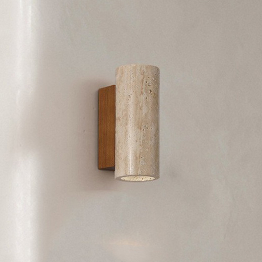 2026 Hot Sale Modern Nordic Wabi Sabi Travertine Natural Stone LED Wall Light Home Decor Staircase Bedrooms Living Room Hotel Bedside Wall Lamp (ZY-BD016)