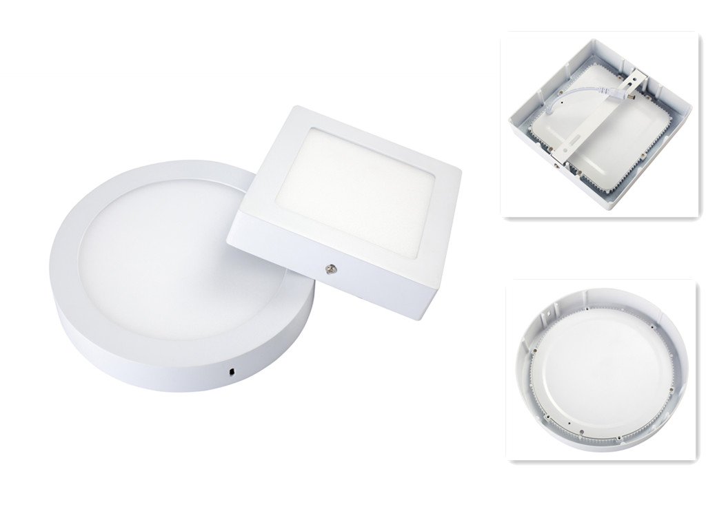 High Quality Aluminium Square Surfaced Panel 6W, 9W, 12W, 15W, 18W, 24W LED Ceiling Lamp