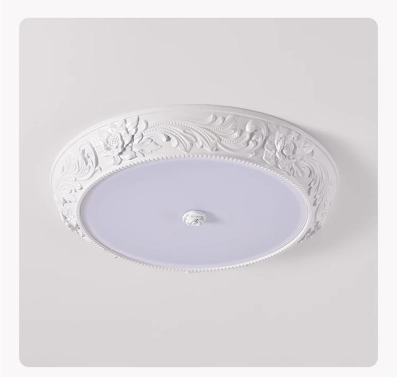 Round Shape Simple Resin Lighting Vintage Art New Design Chandelier LED Ceiling Lamp for Home Entry Living Room Staircase (ZY-FS015)