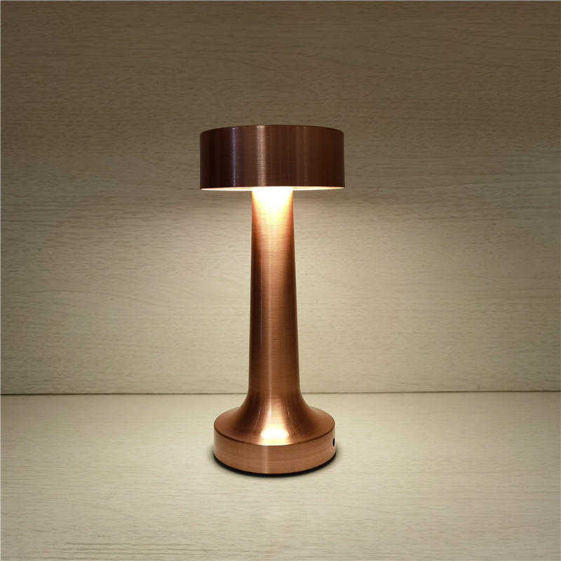 Retro Vintage Touch Sensitive Dimmer Rechargeable Battery Operated Cordless LED Table Lamp