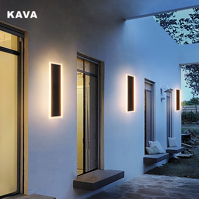 Modern Exterior Linear Strip IP65 Garden Sconce LED Wall Lamp