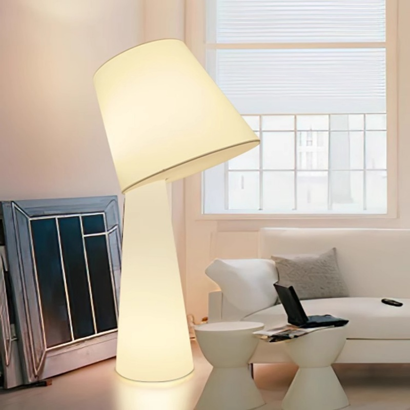 Nordic Modern Simple Creative Study Resort Front Lobby Reception Floor Lamp Living Room Bedroom Hotel Guest Room LED Fabric Floor Lamp (ZY-L171)