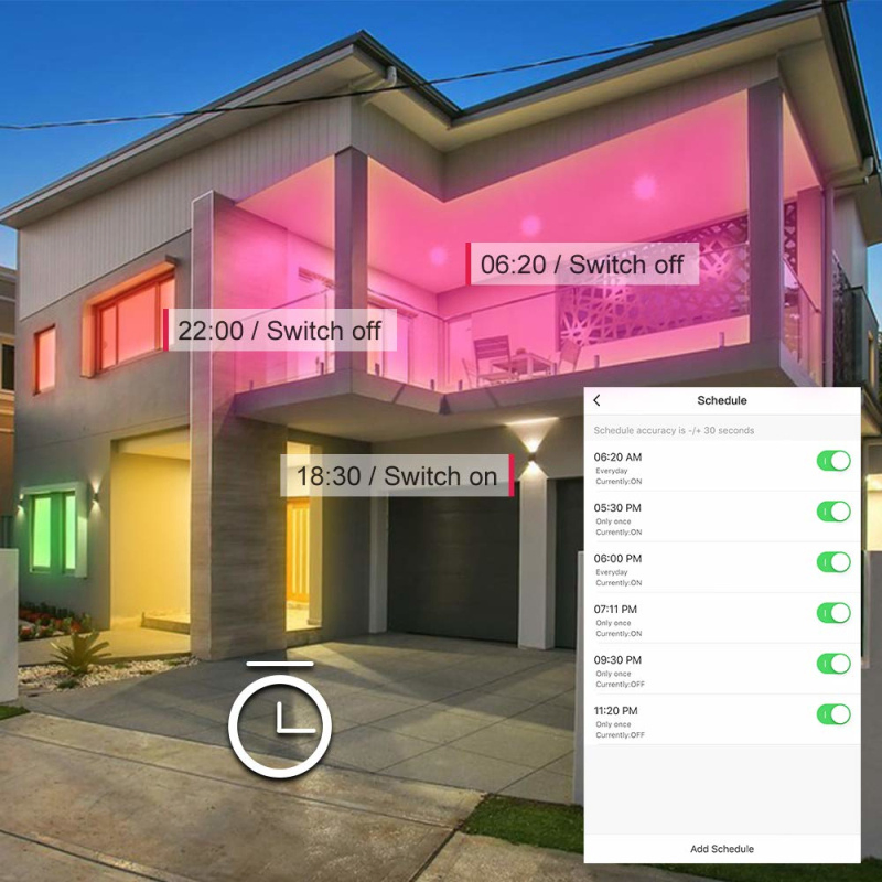 Smart Zigbee GU10 Light Bulb Spotlight RGB+CCT 100-240V 5W Dimmable LED Lights Smart Home Voice Control Alexa Google Home Lamps