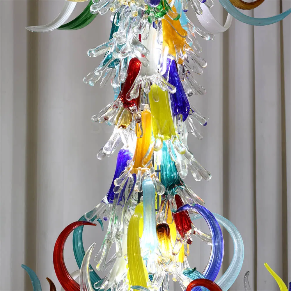 Blown Glass Floor Lamp 7