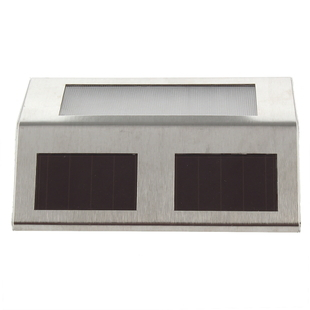 Solar Power Stair Step Fence Lamp