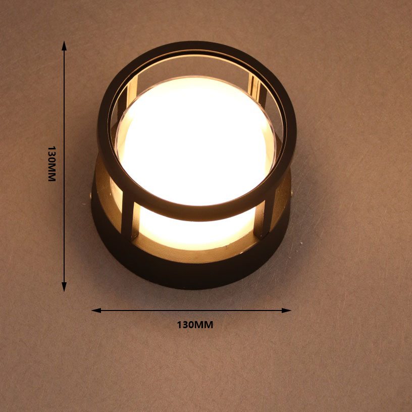 Elegant Indoor and Outdoor Wall Lamps in 6W, 8W, 12W Sizes
