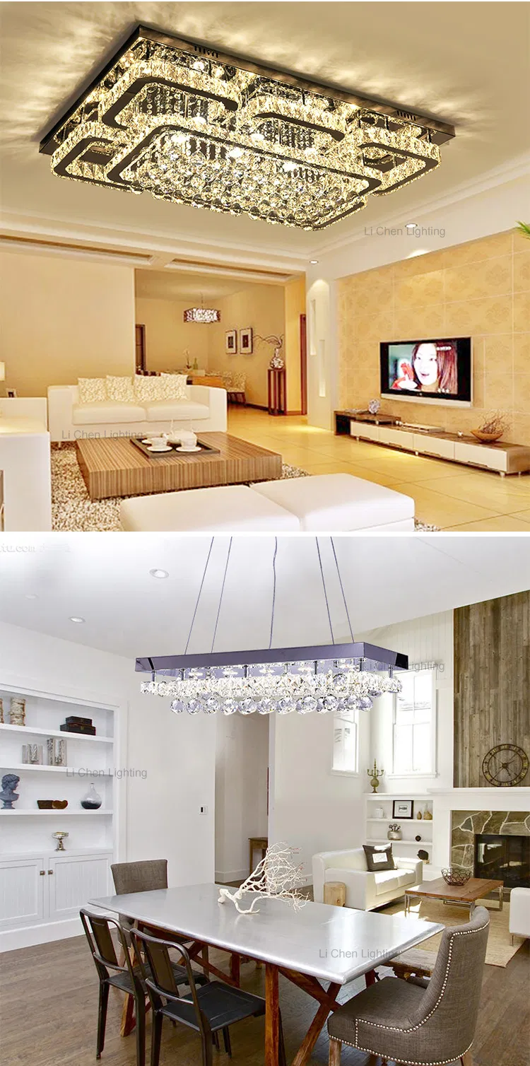 Crystal LED Ceiling Lamp Detail 7