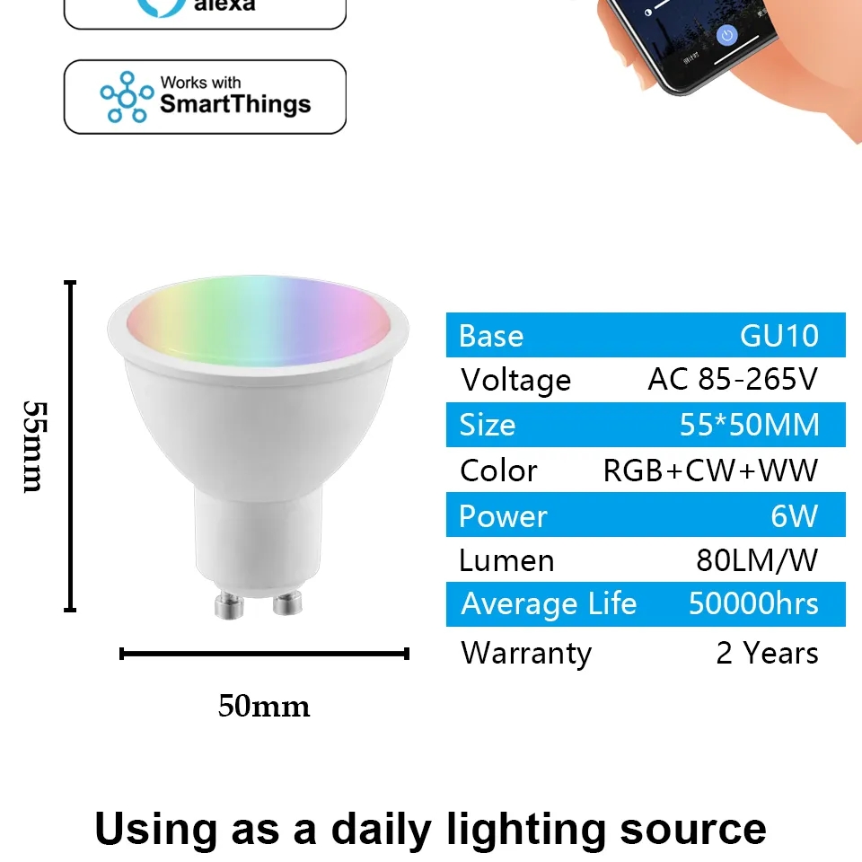 LED Smart Bulb Features