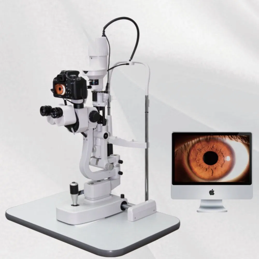 High-Quality Ophthalmological Precision Examination Equipment SL-520 Image System 5 Step Digital Slit Lamp with Camera