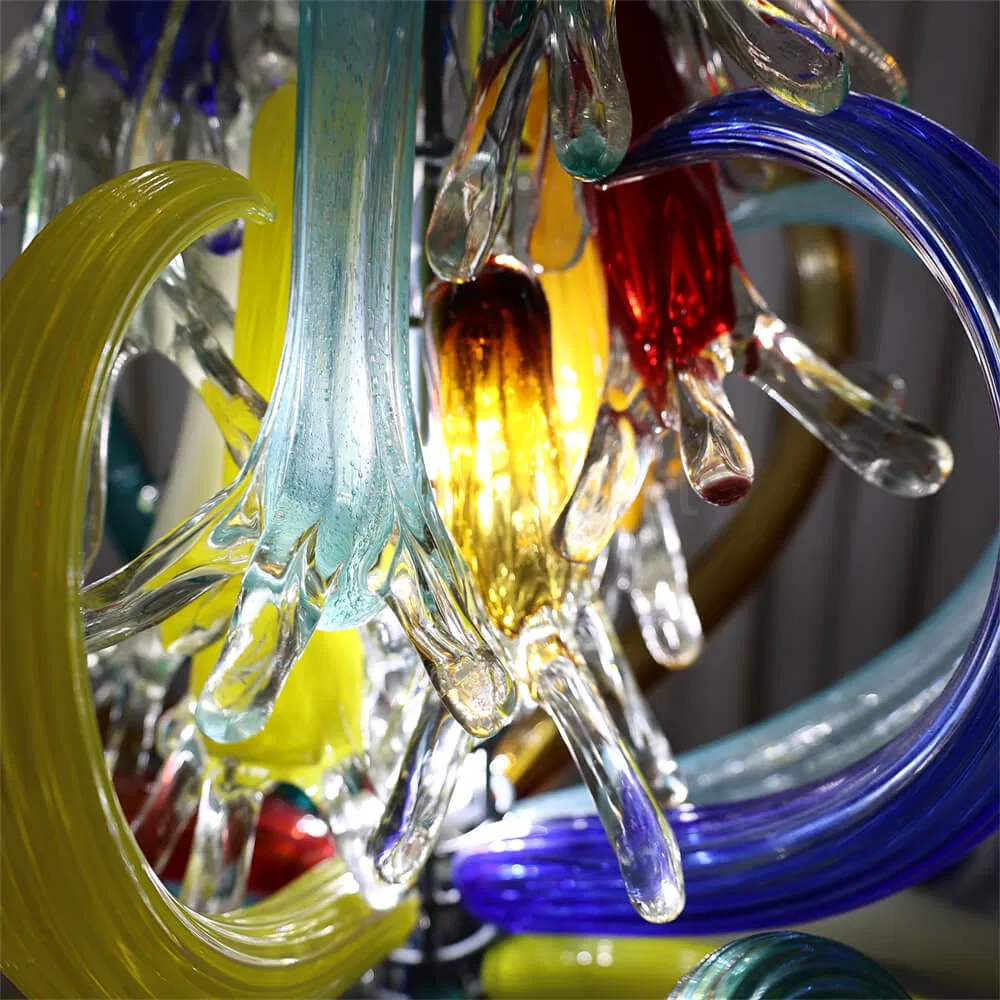 Blown Glass Floor Lamp 2