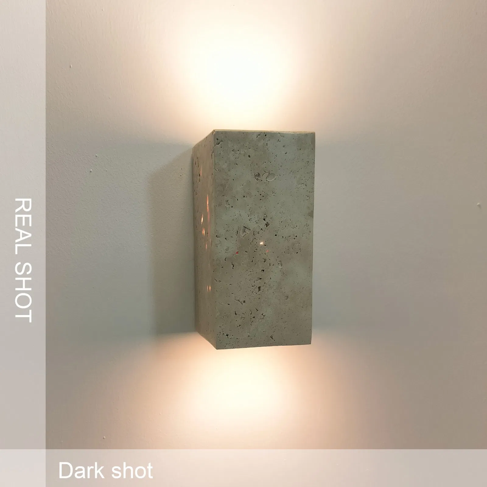 Modern Design Real Travertine Stone Indoor Wall Lamp